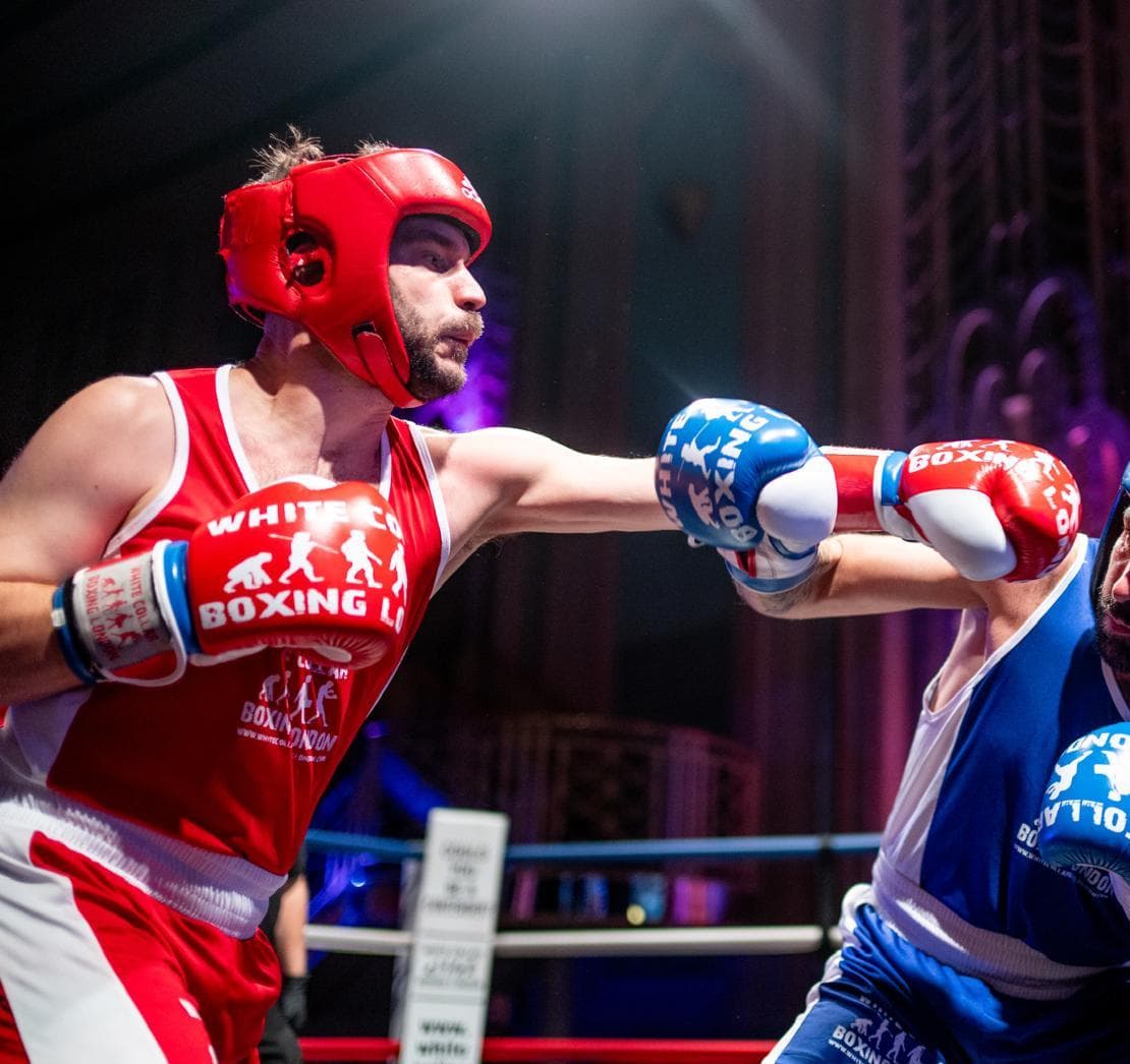 Kevin P., Bodyjunkies white collar boxer (0-1)