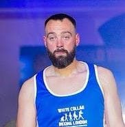 Michael M., Bodyjunkies white collar boxer (2-1-0)